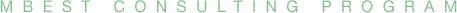 MBEST CONSULTING PROGRAM